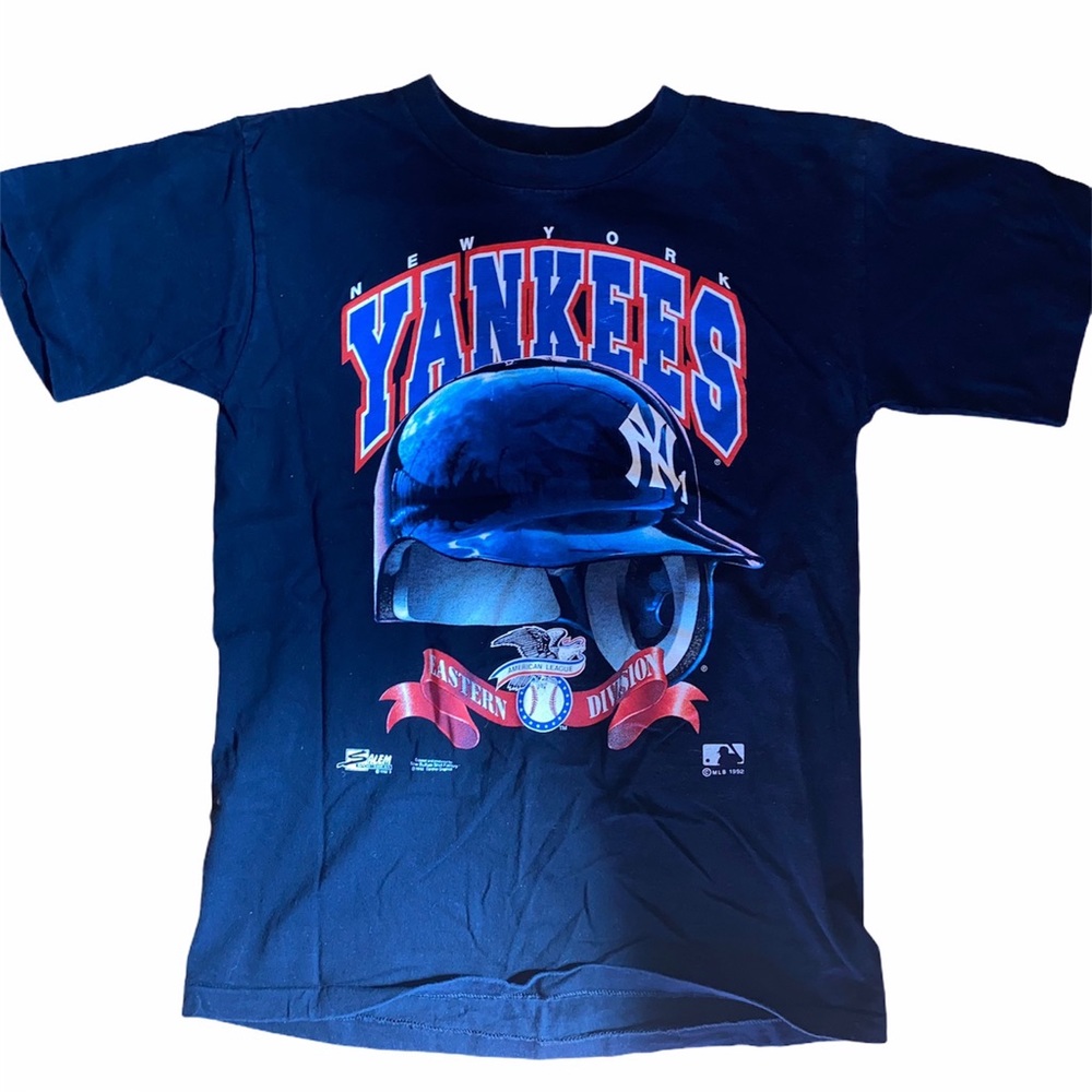 Vintage 1992 Yankees Single Stitch T-shirt Size M